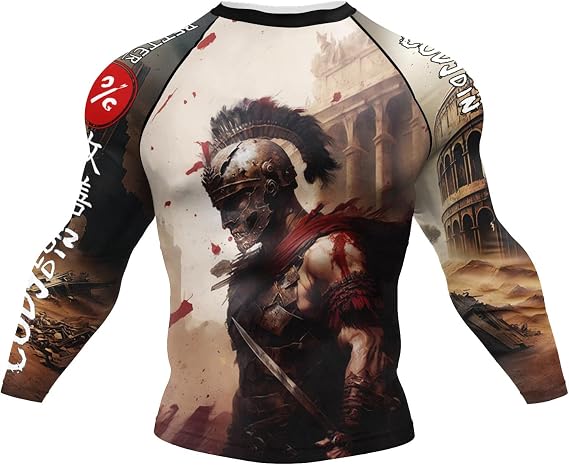 Cody Lundin Men’s Long Compression 3D Technical Print Sports Tops Tight Long Sleeve Sportswear Outdoor Sports Shirts