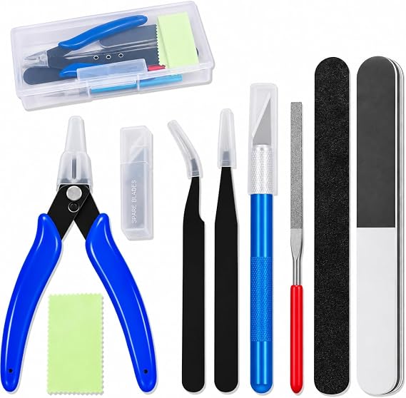 Mtjkkpo Model Making Tools Kit 14 PCS Hobby Tool Set for Plastic Model Kits