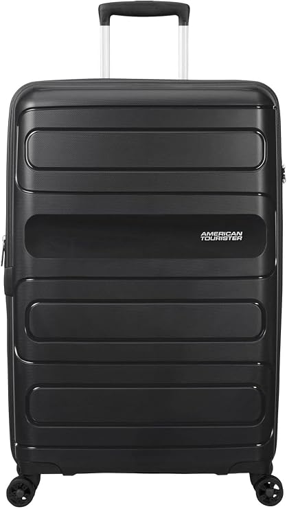 American Tourister Sunside - Spinner L, Expandable Case, 77 cm, 106/118 L, Black