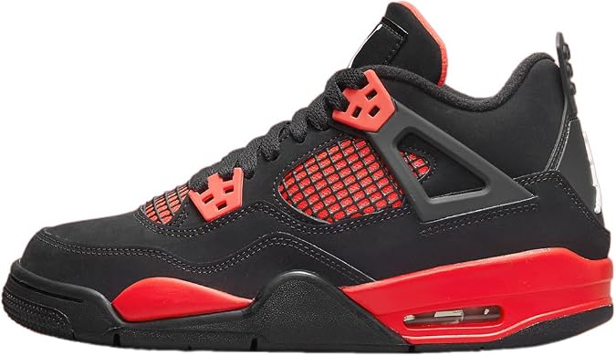 Jordan Youth Air 4 Retro GS 408452 016 Red Thunder - Size 5.5Y