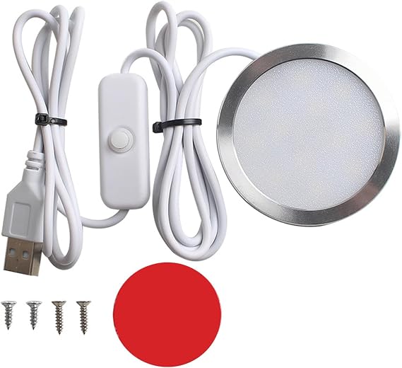 Lights Kits 3D Printers Creative LED Lighting Kit Suitable for Crafting White Nightlight Models 3D Printers Accessories