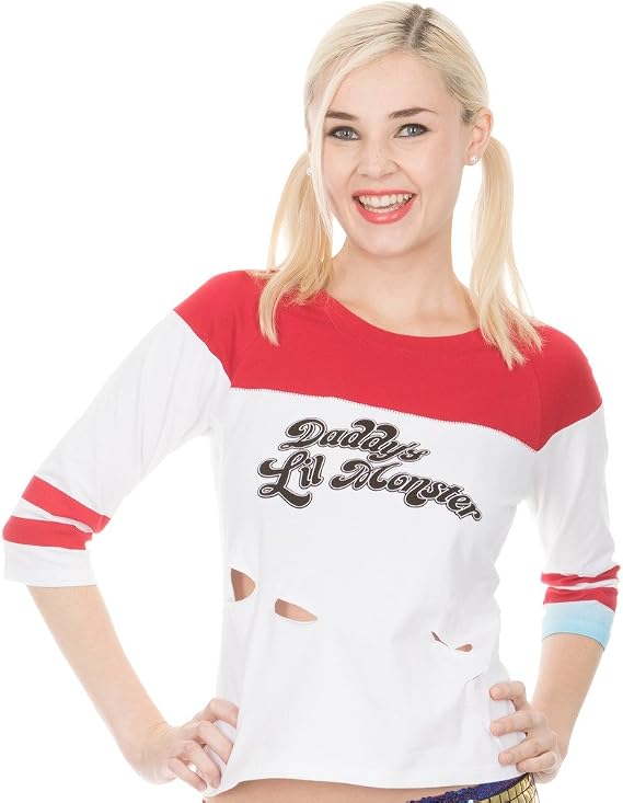 DC Comics Women's Suicide Squad Harley Quinn Little Monster T-Shirt