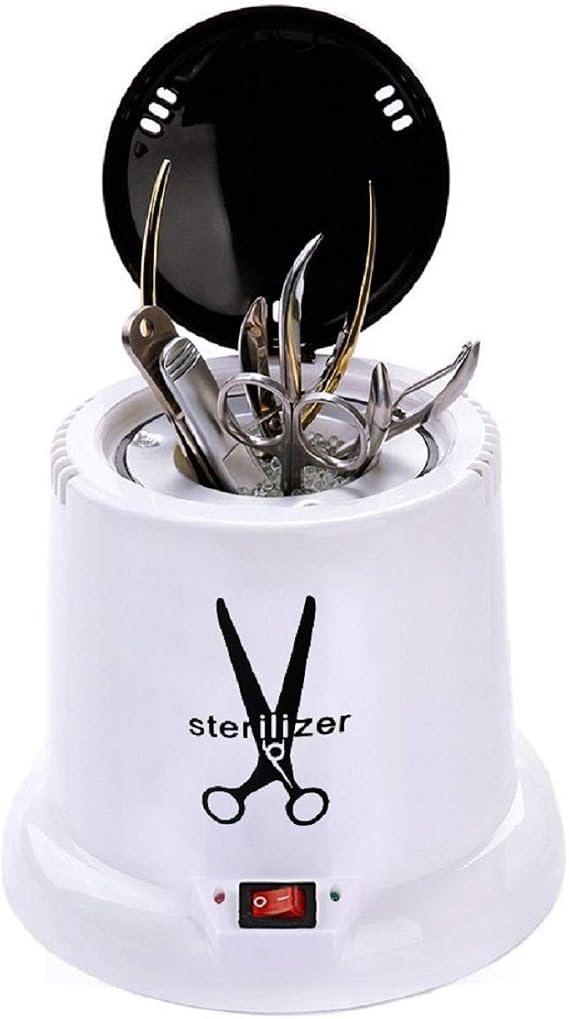 Beauty Tools Sterilizer, Soriace® High Temperature UV Cleaning Tool Sterilizer with 140g Glass Ball, Ideal for Disinfecting Hair Tools/Nail Manicure Set/Dental Hygiene Kit etc