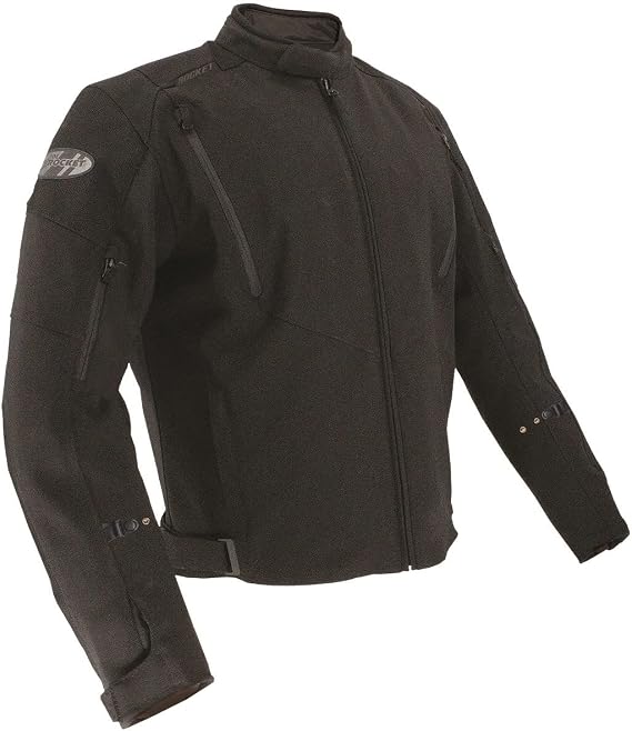 Joe Rocket Smooth Motorcycle Jacket, 4-Way Stretch Shell, CE Armor, Waterproof, Reflective Details