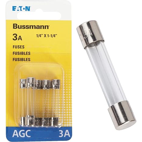 Bussman Cooper Fuse 3 Amp 5 Count