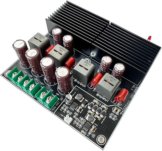 2 Channel 600W+600W Class D Digital Power Amplifier TPA3255 Fever High Power Amplifier Board, 500458602