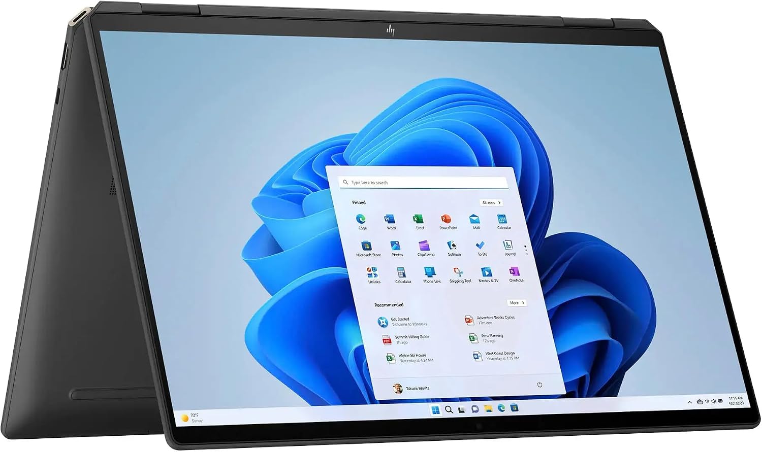 HP 2024 Laptop | Spectre x360 2-in-1 | 16 2880x1800 Touch | Intel-16 Core Ultra 7 155H Evo | NVIDIA GeForce RTX 4050 | 32GB LPDDR5 | 2TB SSD | Windows 11 Home | Backlit KB - 9MP IR Camera - Black