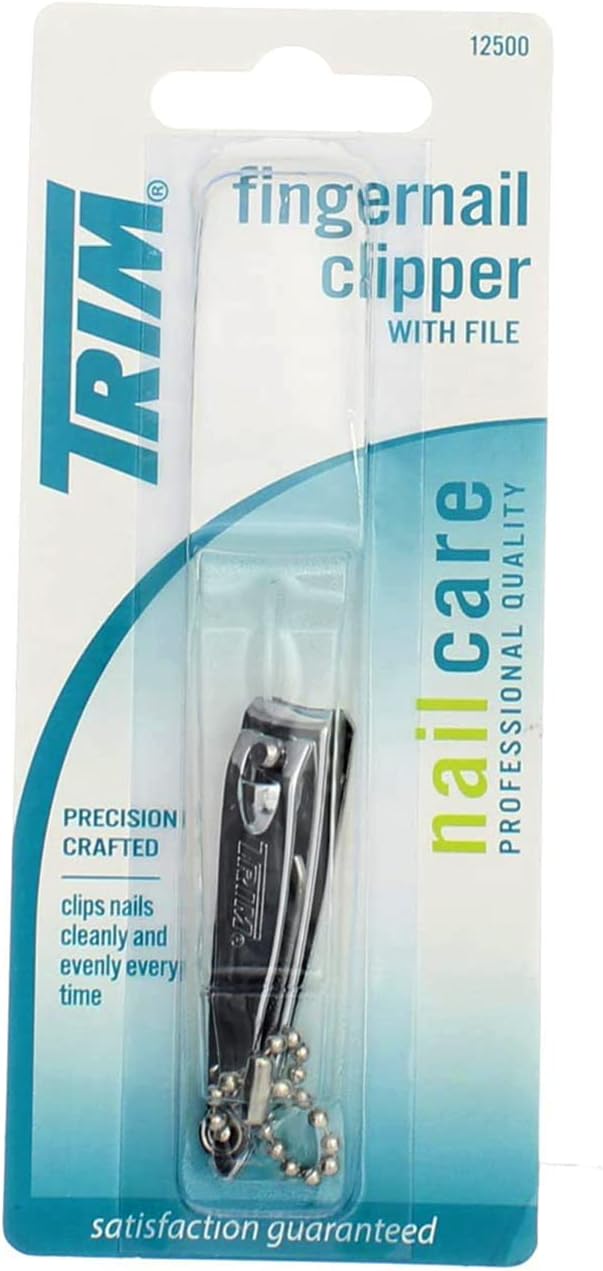 Trim Fingernail Clipper with File Pack of 12