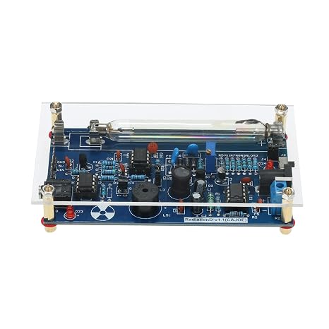 Yosoo Radiation Detector System DIY GEIGER Counter KIT Assembled for Experimental Module