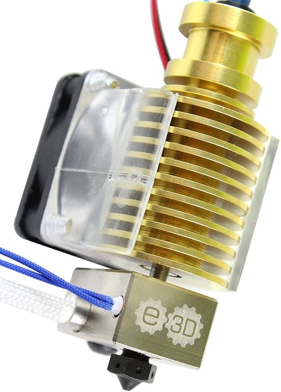 Genuine E3D V6 Gold HotEnd for 3D Printer - Fully Assembled (1.75mm) (24V)