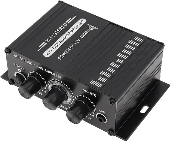 Power Amplifier Audio Karaoke Home Theater Amplifier 2 Channel Class D Amplifier USB/SD AUX Input