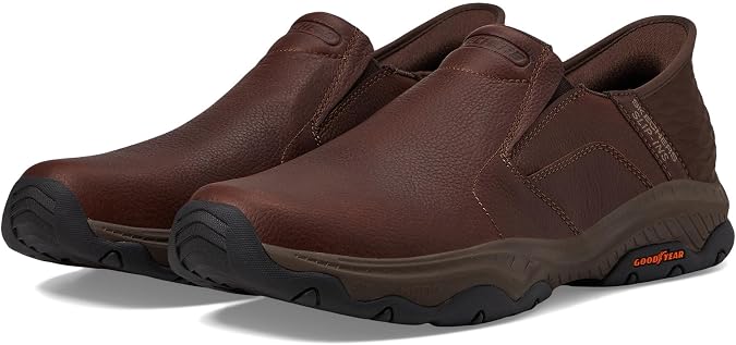 Skechers Men's Craster - Lanigan 204847Twin Gore Round Toe Leather Slip-Ins