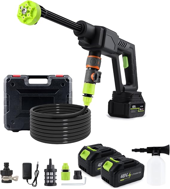 Cordless Pressure Washer,900PSI Portable Power Washer