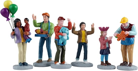 Lemax Fun at The Carnival, Set of 6, Figurines, #52520