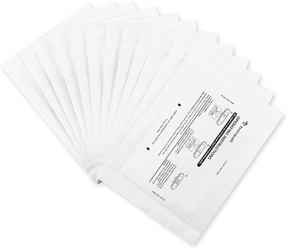Bonsaii Paper Shredder Lubricant Sheets, Pack of 12