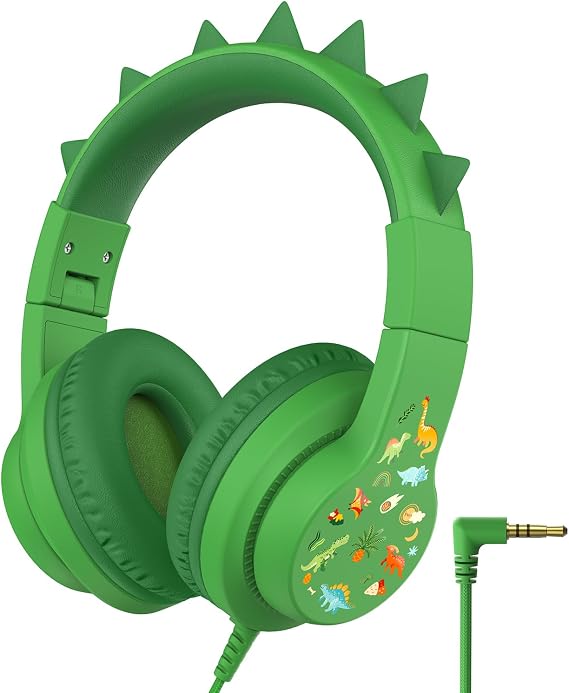 iClever HS19S Kids Headphones for School, Over-Ear for Toddler Boys Girls