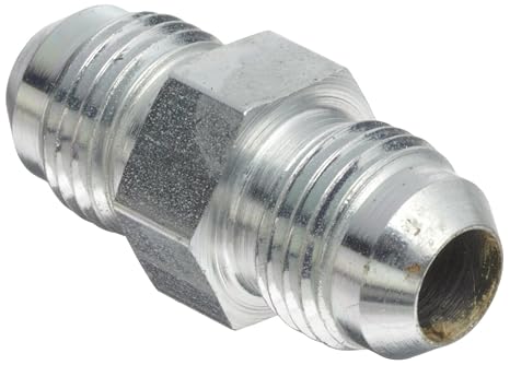 Eaton Aeroquip 2027-6-6S Small Hex Union, JIC 37 Degree End Types, Carbon Steel, 3/8 JIC(m) End Size, NULL Tube OD