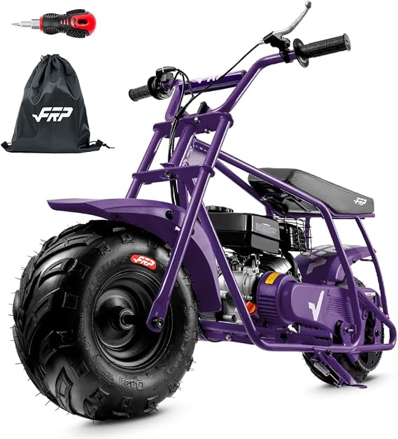 FRP GMB100 Basic Mini Bike 99cc 4-Stroke Off Road for Teens Adults 220 LBS