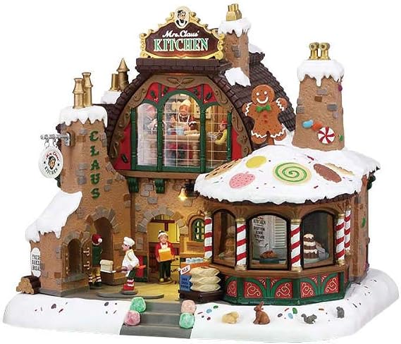 Lemax 85314-UK Santa's Wonderland Sights & Sounds: Mrs. Claus Kitchen, Multi-Colour