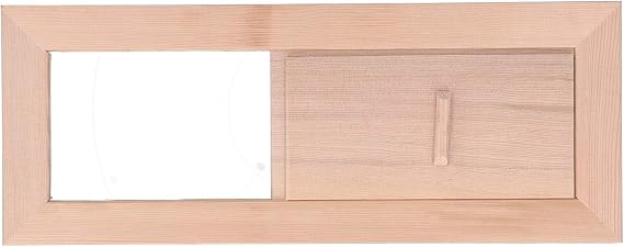Air Vent Panel, Cedar Sauna Gable Vent Kit, Sauna Room Square Vent Grille, Vent Panel Accessory
