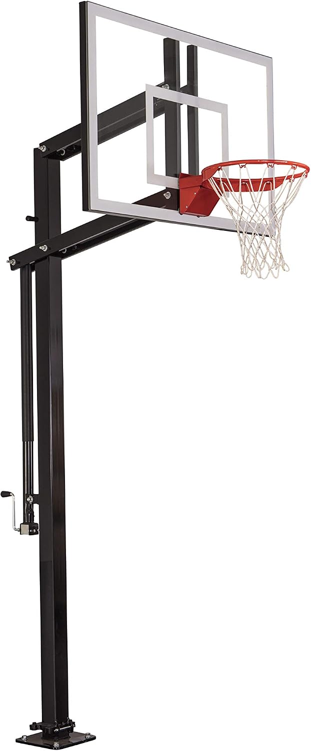 Goalsetter X454 Extreme Series Basketball System - 54-Inch Acrylic Backboard - 4 Pole - HD Breakaway Rim