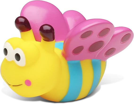 DolliBu Butterfly Bath Buddy Squirter Floating Colorful Butterfly Rubber Bath Toy Fun Water Squirting Bathtime Play For Toddlers Cute & Soft Insect Toy For The Bathtub, Beach & Pool for Girls & Boys