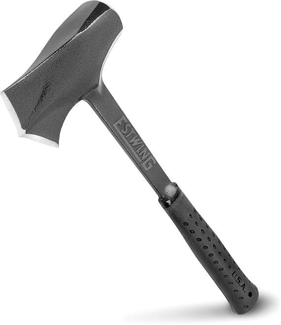 ESTWING Timber Titan, 16" Splitting Maul, Black Molded Grip, EB-TT4 | Made in USA, Contoured Blade & Powder Coated, Longer Handle For More Powder, Forged In One Piece, Shock Reduction Grip