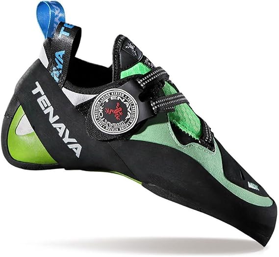Tenaya, Mundaka Climbing Shoe, Green/Black, Mens 8.5/Womens 9.5