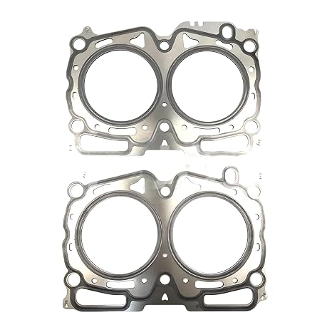 EJ25 2PCS Cylinder Head Gasket 11044-AA633 Compatible for Subaru Impreza Legacy Forester 2.5 SOHC Non-Turbo