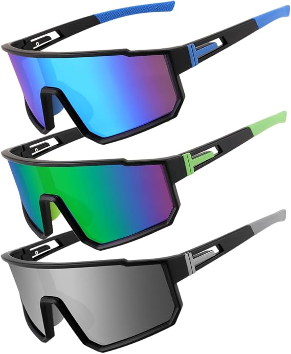 Karsaer Visison Polarized Cycling Riding Glasses Sports Sunglasses Men Women for Moutain Baseball MTB Bicycle