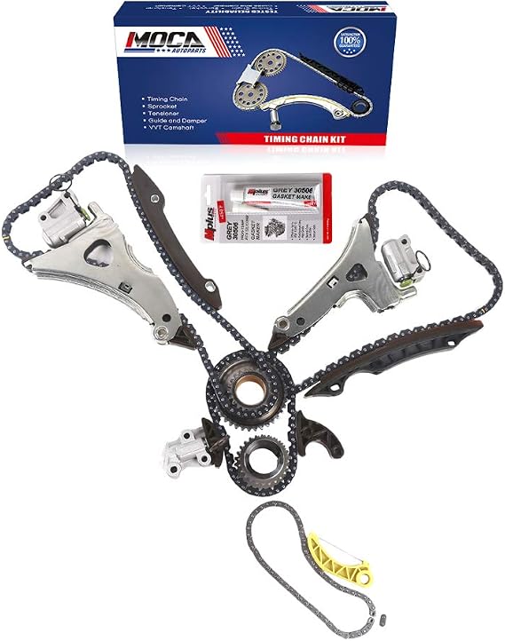 MOCA Timing Chain Kit Fit 2011-2015 for Mercedes-Benz ML350 GLK300 & 2011-2014 for Mercedes-Benz C350 C300 E350 3.5L V6 DOHC