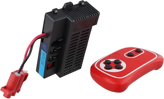 RX74 24V Remote Control Receiver for Kids Electric Ride-On Vehicles 2.4G Wireless Controller with Soft Start No External Starter Needed(Full set)