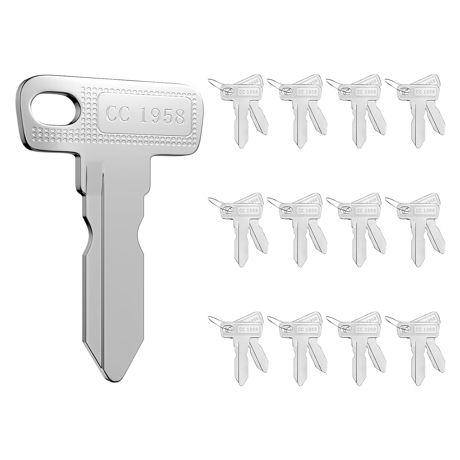 Panglong Ignition Keys Fits Club Car 1984 and UP OEM 1012505 17063-G01-Pack of 25