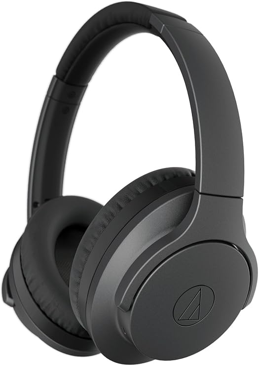 Audio-Technica ATH-ANC700BT QuietPoint Bluetooth Wireless Noise-Cancelling High-Resolution Audio Headphones, Black | High-Resolution Audio Headphones, Black
