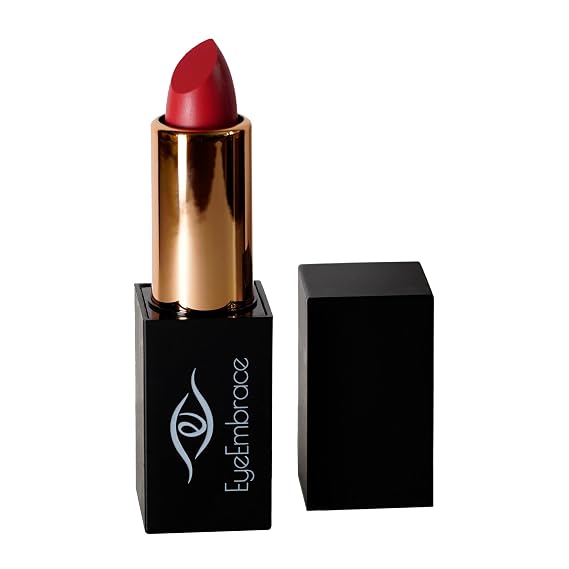 Eye Embrace Lipstick: moisturizing hydrating lip makeup, highly pigmented (Sugar)