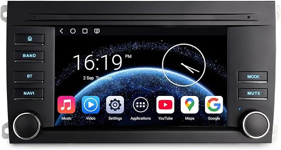 7" Qualcomm Android 16 4GB+64GB Car Stereo for Porsche Cayenne 955 957
