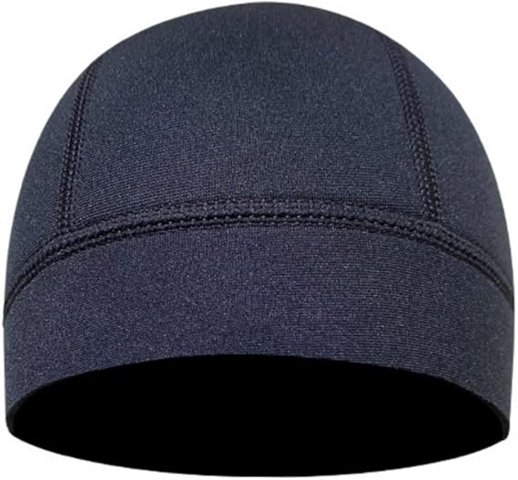 Neoprene Diving Hood Thermal Wetsuit Hood Cap Swim Caps with Chin Straps Snorkeling Surf Beanie 2.5 mm Diving Cap Headgear for Men Women Sailing Water Sports