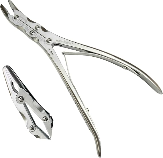 Leksell Bone Nibblers Cutter Forceps German Stainless Steel (8mm Cutting Bite) 24 cm