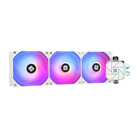 Thermalright Aqua Elite 360 White V3 Aio CPU Cooler, 360 Liquid Cooling Row, ARGB PWM Cooler Fans, for Intel LGA1150/1151/1155/1156/1200/1851/1700,AMD:AM4/AM5, PC Cooler Aio