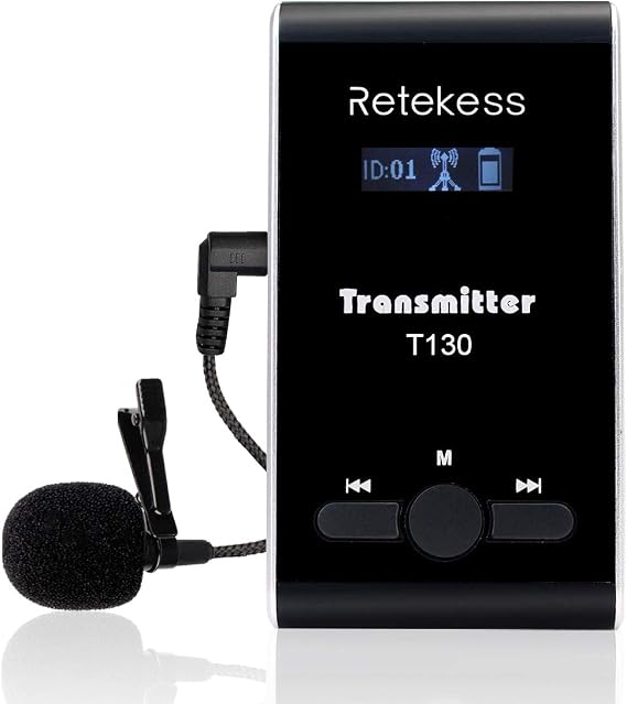 Retekess T130 Wireless Tour Guide Transmitter, Translation Equipment