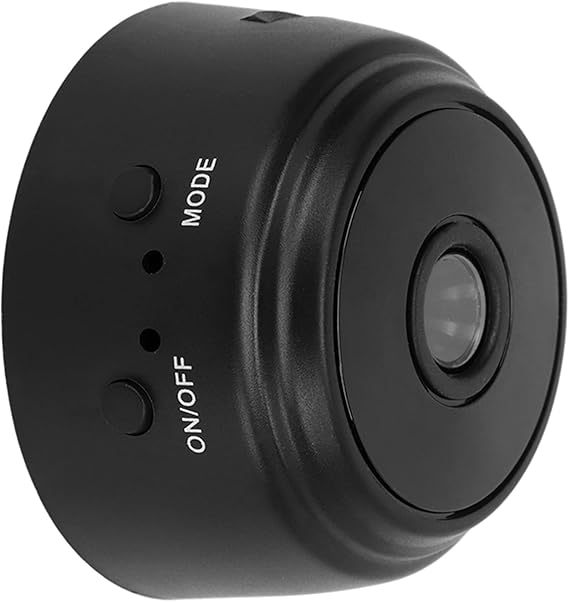 Mini Camera, 1080P Security Camera with Night Mode Motion Detection, Magnetic Sports Camera with Built in Battery, for Pet Baby Elderly Nanny Outdoor (Black)