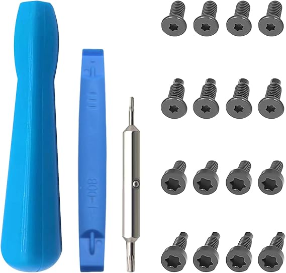 3-Piece Ring Screwdriver with 16 Screws, Replacement Ring Screwdriver, Doorbell Screwdriver, Household Screwdriver Set, Repair Tool