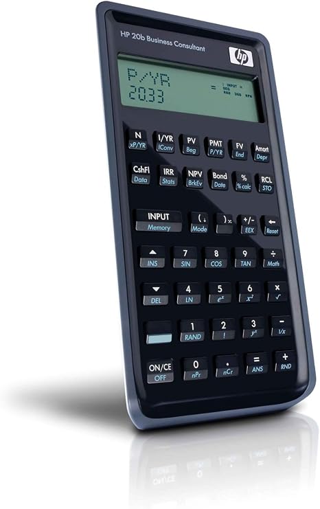 Hewlett Packard HP20b Finanzmathematischer Taschenrechner