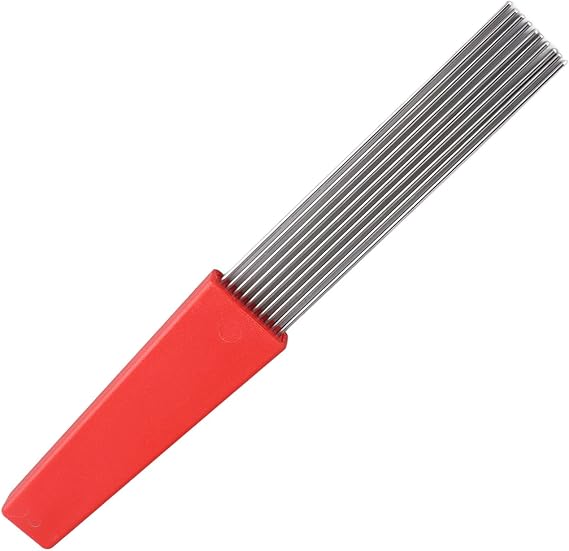 Guiro Brush Scraper Stainless Steel Professional Percussion Guiro Scratcher Replacement Accessory for Latin Music