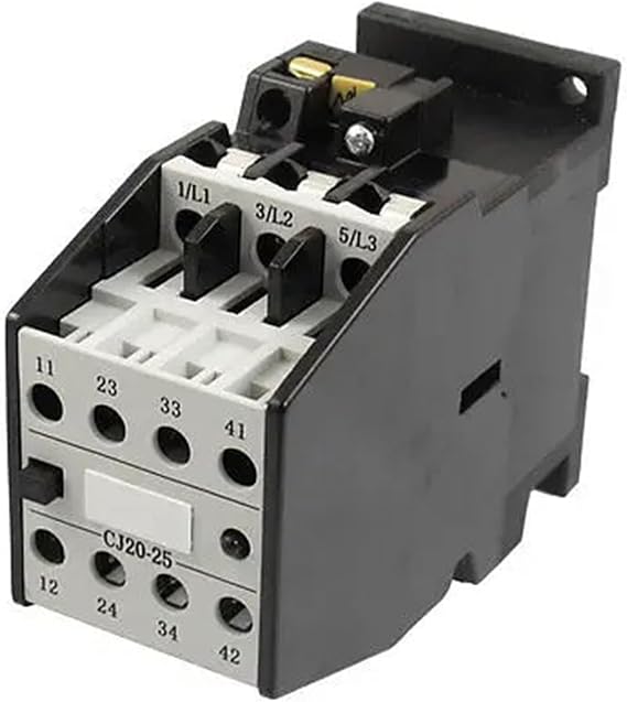 CJ20-25 Wechselstromschütz Motorsteuerung 32 A 110 V 50 Hz Spule 3-polig 2 NA 2 NC