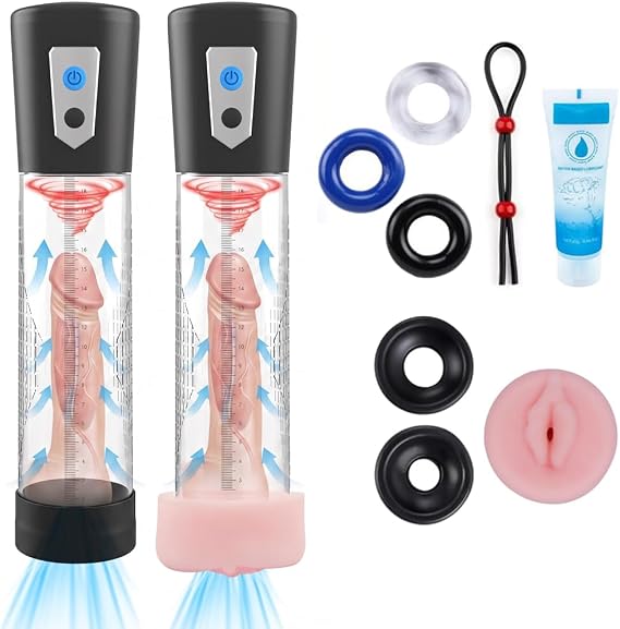 Men's Electric Vacuum Pump Suction Adjustable Growth Training Tool CHDKJV-1