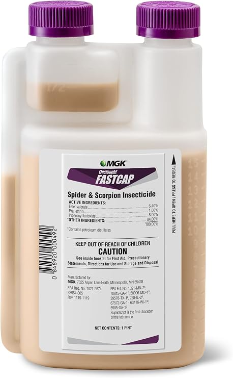 MGK Onslaught FastCap Spider and Scorpion Insecticide | Pint | Indoor/Outdoor Concentrate, Commercial Grade, Labeled for Many Pests, Quick Kill