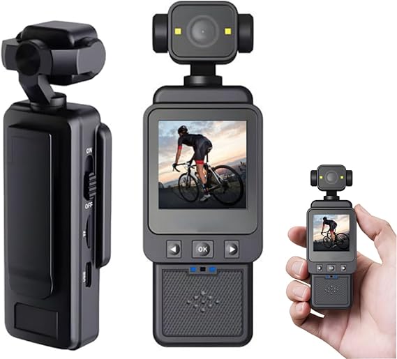 Body Camera 1080P Action Cam with Audio Video Recording Small POV Camera with Clip Wearable Personal Portable Cameras Recorder DV,Mini Camcorder Recording for Outdoor