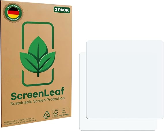 (2 Pack Screen Protector Compatible with Telpo M10 (Back Display) [Sustainable Screen Protection, Clear, Anti-Scratch]