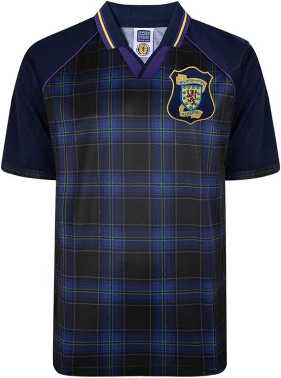 Score Draw Scotland 1996 Euro Championship Retro Shirt